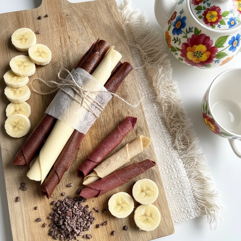 Banana Choc Roll Up - Vibrant Floral