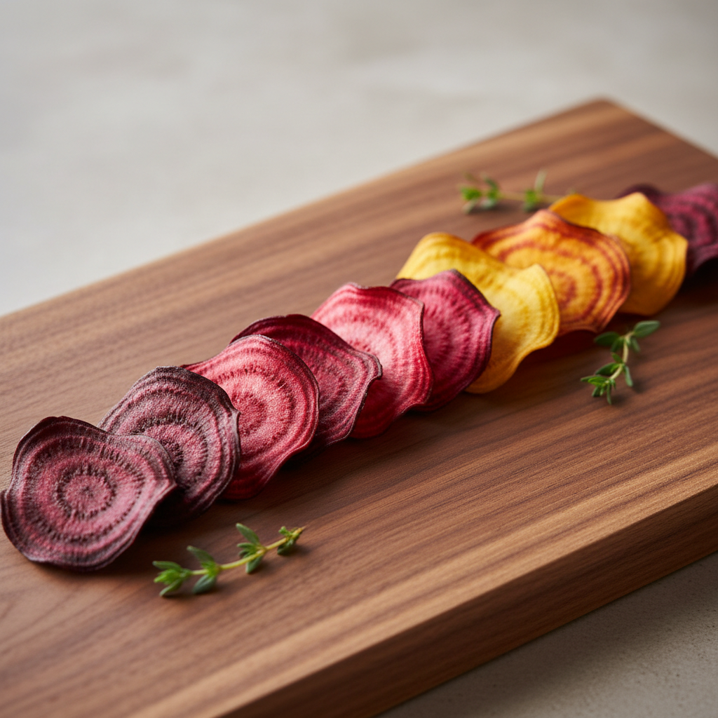 Beet Chips Color Variety